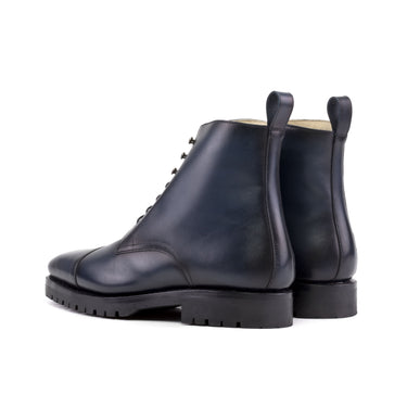 DapperFam Garrison in Navy Box Calf