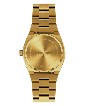 Paul Rich US Frosted Midas Touch Gold Quartz Watch