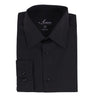 Modern Fit Dress Shirt in Black in Black