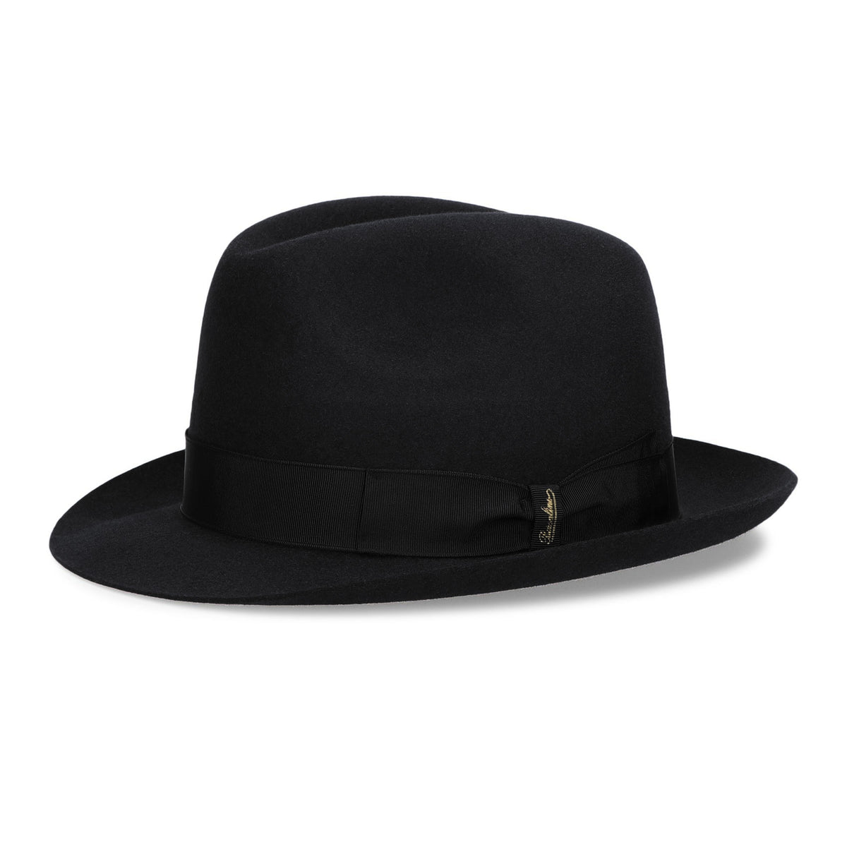 Albertini Black Fedora Hat - Made in Italy Heritage Fedora, Hats Classic Italy Made in Italy 100% main image 2