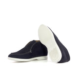 DapperFam Brannox in Navy Lux Suede