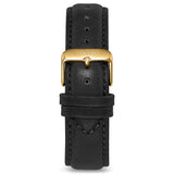 Classic Leather - Black 20mm in Gold