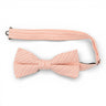 Coral Stripe - Men's Pre-tied Bow Tie in #color_