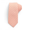 Coral Stripe Men's Tie