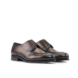 DapperFam Lorenzo in Tobacco Derby Split Toe