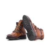 DapperFam Everest in Cognac Box Calf