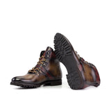 DapperFam Everest in Brown / Burgundy Patina