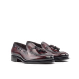 DapperFam Luciano in Burgundy Loafer