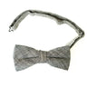 Ebony Tweed Men's Pre-tied Bow Tie