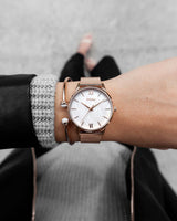 Eros Mesh Petite - Rose + White Pearl
