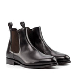 DapperFam Monza in Black Chelsea Boot Classic — Style 6007
