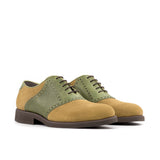 DapperFam Fabrizio in Camel / Olive Saddle