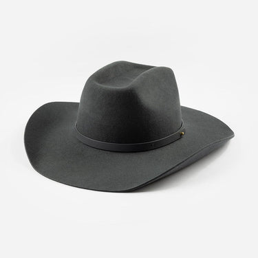 Shane Cowboy Hat in Dark Grey