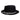 Fernandez y Roche Irving in Black Diamond Crown Wool Fedora Made in Spain