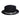 Fernandez y Roche Irving in Black Diamond Crown Wool Fedora Made in Spain