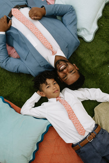 Flamingo Floral - Boys Tie — view 4