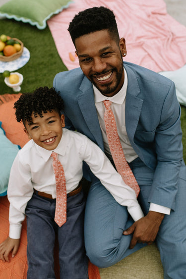 Flamingo Floral - Boys Tie — view 10