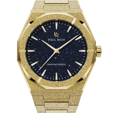 Paul Rich US Frosted Star Dust II Gold Watch