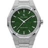 Paul Rich US Frosted Star Dust II Silver Green Watch in #color_