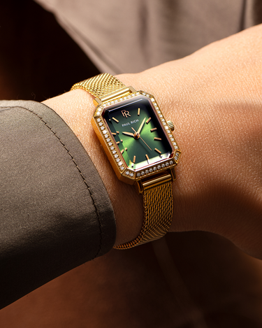 Paul Rich US Icon Gold Green Luxury Watch