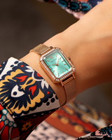 Paul Rich US Icon Rose Gold Turquoise Watch