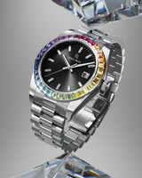 Paul Rich US Rainbow Legacy Silver Quartz Watch