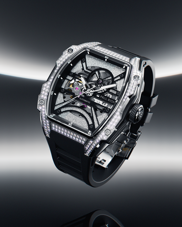 Paul Rich US Diamond Astro Skeleton Silver Watch