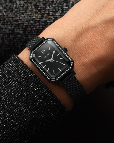 Paul Rich US Icon Black Steel Luxury Watch
