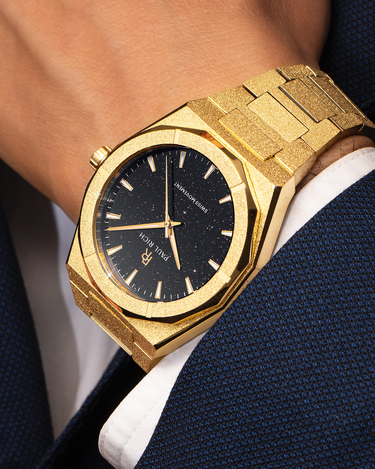 Paul Rich US Frosted Star Dust II Gold Watch