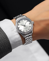 Paul Rich US Crystelle Silver Quartz Watch