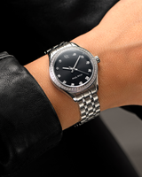 Paul Rich US Crystelle Silver Black Luxury Watch