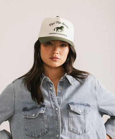 Gigi Pip Sports Vintage Trucker Hat