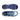Belvedere Gino in Antique Caribbean Blue / White Genuine Ostrich Leg and Soft Calf Sneaker in #color_