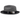 Montique Landon Two-Toned Polybraid Straw Fedora in #color_