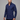 Kevin// Cotton Knit-Stretch Button-Up Shirt With Contrast Details // Navy // Tailored Fit (Fitted) in #color_