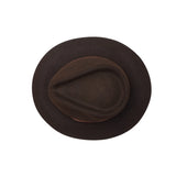 Bellissimo Jones in Chocolate Brown Fur Felt Fedora