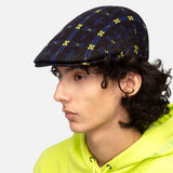 Kangol Hyper Plaid 507 Patterned Wool Flat Cap