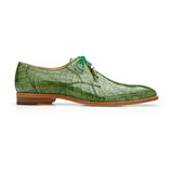 Belvedere Lago in Pistachio Genuine Alligator Oxfords