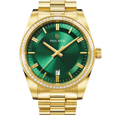 Paul Rich US Legacy Gold Green Luxury Watch