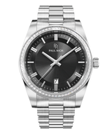 Paul Rich US Legacy Silver Black Dress Watch