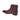 Belvedere Libero in Antique Dark Burgundy Genuine Ostrich Leg Quilted Leather Boots