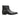 Belvedere Libero in Black Genuine Ostrich Leg and Quilted Leather Boots in Black