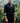 Donny// Cotton Knit-Stretch Button-Up Shirt With Contrast Details // Black // Tailored Fit (Fitted)
