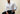 Scott// Cotton Knit-Stretch Button-Up Shirt With Contrast Details // White // Tailored Fit (Fitted)