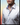 Scott// Cotton Knit-Stretch Button-Up Shirt With Contrast Details // White // Tailored Fit (Fitted)