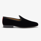 Black / Red Heel Stripe