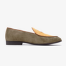 Men's Olive Textured Tan Milano Loafer in #color_
