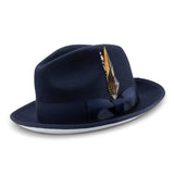 Navy Blue / White