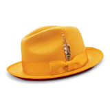 Montique Kingpin Red Bottom Wool Fedora