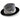 Montique Triple Crown Pinch Front Straw Fedora in Black #color_ Black